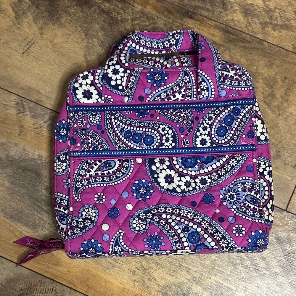 VERA BRADLEY “Boysenberry” (Retired, 2011) Tech Organizer Bag